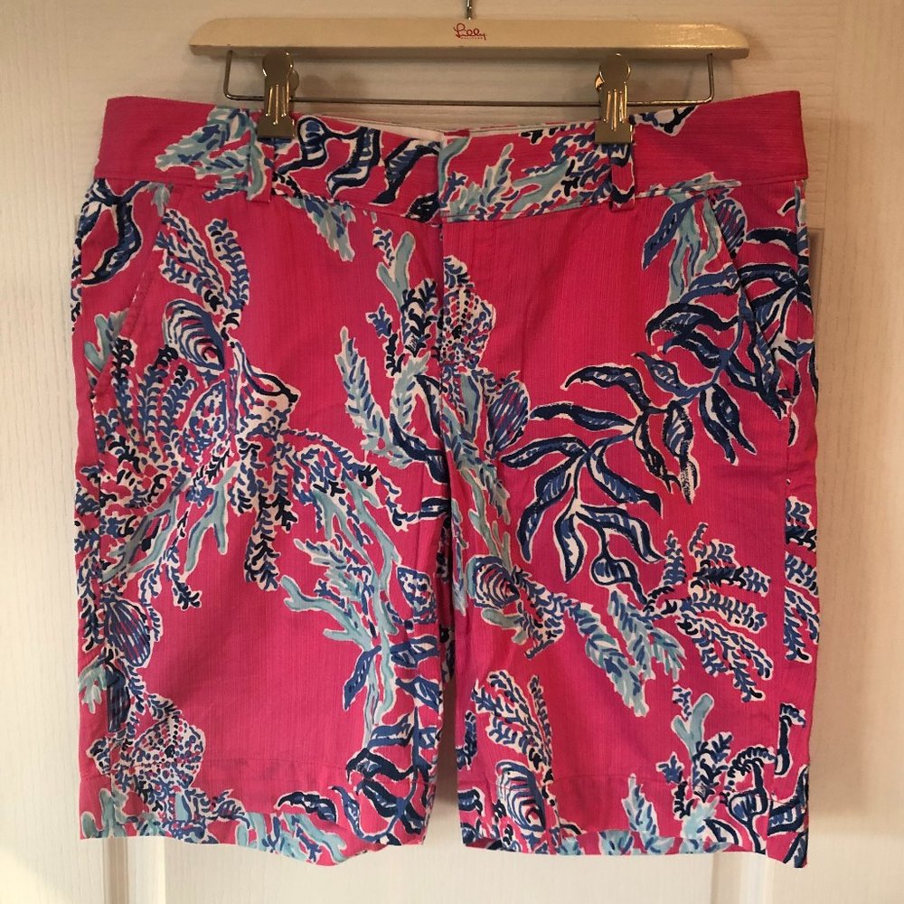 Lilly Pulitzer Capri Pink Samba Chipper Short Size 8